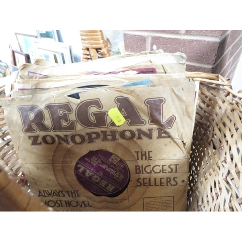 86 - Four trays of assorted LP records, 7