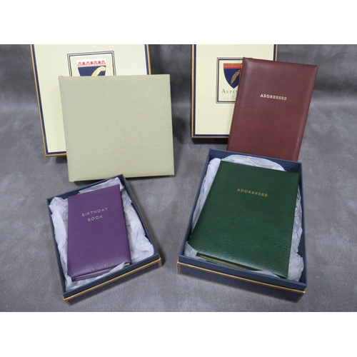 157 - A COLLECTION OF ASPINAL OF LONDON ACCESSORIES / GIFTWARE, mostly boxed, to include coin trays, a key... 