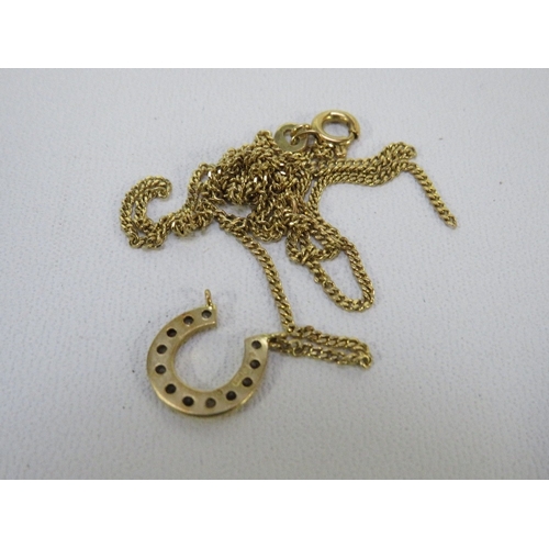 A hallmarked 18 carat gold chain A/F approx weight 4.2g