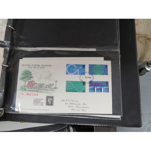 94 - A collection of first day covers and books etc., the stamps include Papua New Guinea, Australia, Asc... 