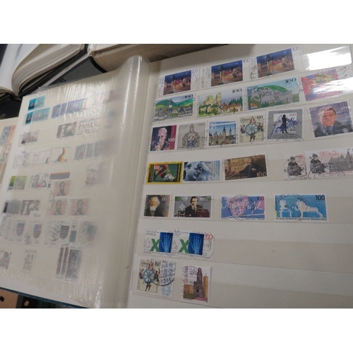 136 - Twenty stamp stock books / albums containing Commonwealth, European, American, South American and wo... 