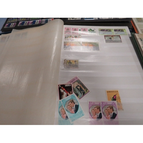 132 - Twenty stamp stock books / albums containing Commonwealth, European, American, South American and wo... 