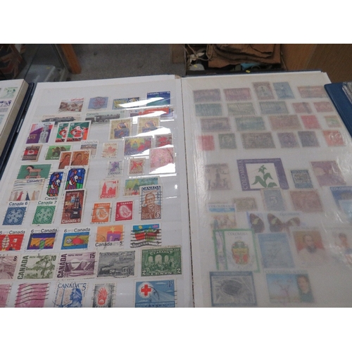 92 - Twenty stamp stock books / albums containing Commonwealth, European, American, South American and wo... 