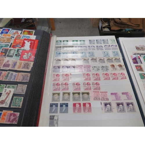 92 - Twenty stamp stock books / albums containing Commonwealth, European, American, South American and wo... 