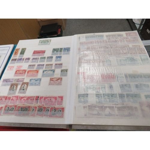 92 - Twenty stamp stock books / albums containing Commonwealth, European, American, South American and wo... 