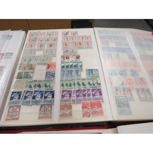 128 - Twenty stamp stock books / albums containing Commonwealth, European, American, South American and wo... 
