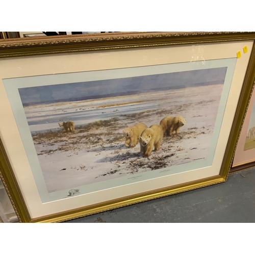 8 - David Shepherd - Four signed limited edition coloured prints depicting Wildlife to include ‘The two ... 