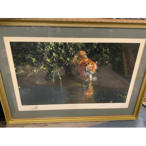 8 - David Shepherd - Four signed limited edition coloured prints depicting Wildlife to include ‘The two ... 