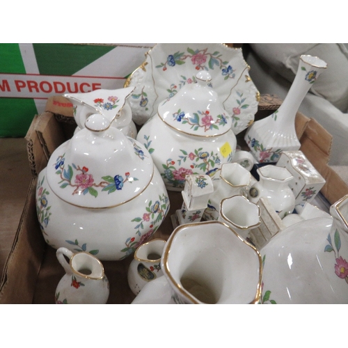 142 - A tray of Aynsley china