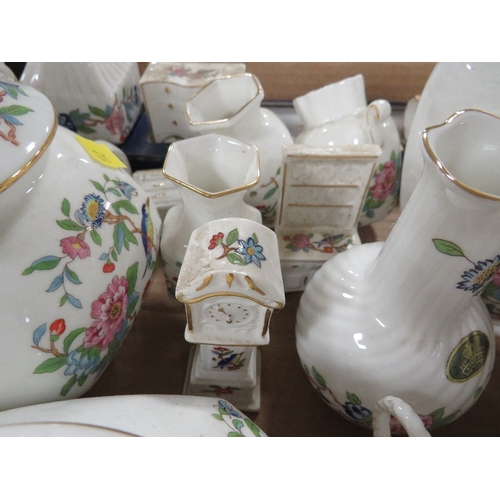 142 - A tray of Aynsley china