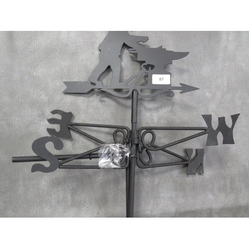 87 - **A blacksmith themed weather vane**
