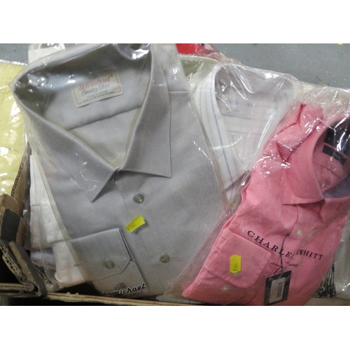 155 - Four trays of assorted textiles to include cushions, hats and shirts