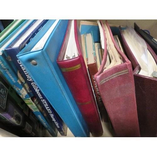 190 - A tray of 30+ stamp albums