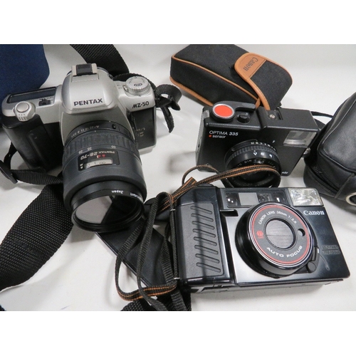 A Pentax MZ50 camera together with 2 others (3)