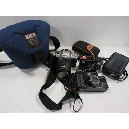 A Pentax MZ50 camera together with 2 others (3)