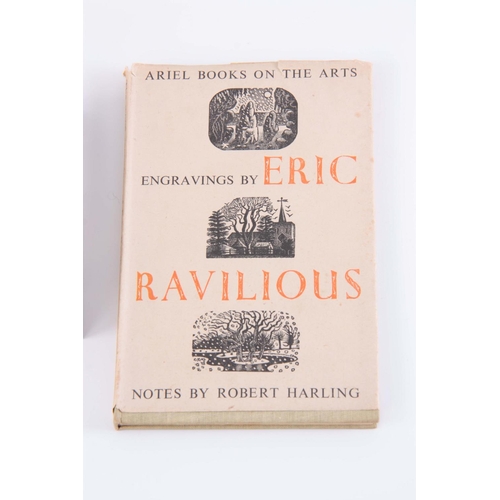 122 - A SELECTION OF RAVILIOUS ITEMS, including Engravings by ERIC RAVILIOUS book by Robert Harling, a woo... 