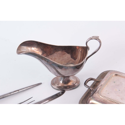 219 - A COLLECTION OF SILVERPLATED ITEMS to include a boxed condiment set, tureen and cover, bowl and cove... 