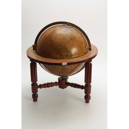 318 - A MID 19TH CENTURY MALBYS TERRESTRIAL TABLE GLOBE the 12