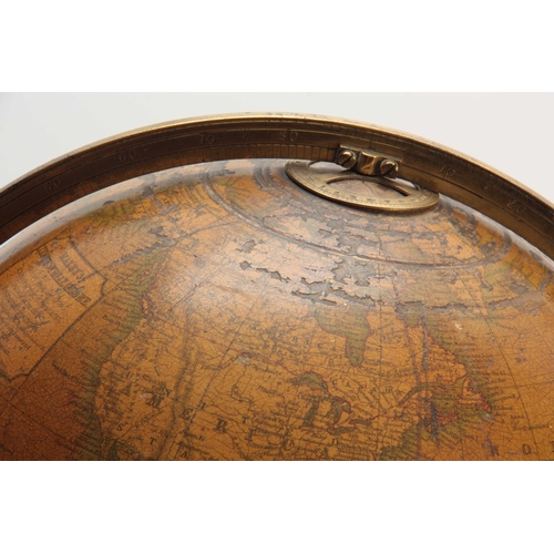 318 - A MID 19TH CENTURY MALBYS TERRESTRIAL TABLE GLOBE the 12