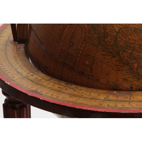 318 - A MID 19TH CENTURY MALBYS TERRESTRIAL TABLE GLOBE the 12