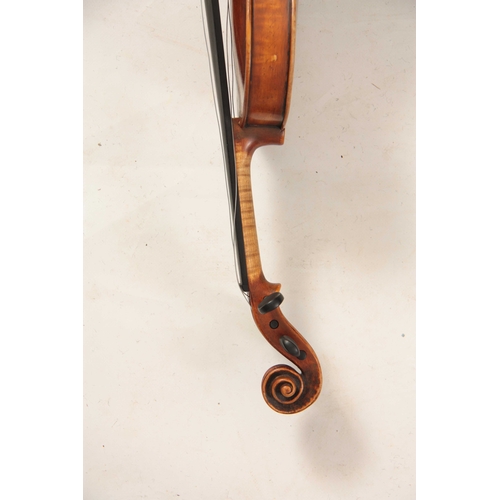 323 - AN ENGLISH FULLSIZE VIOLIN BY E. W. SAUNDERS dated London 1938 length of back 355mm AND ANOTHER FULL... 