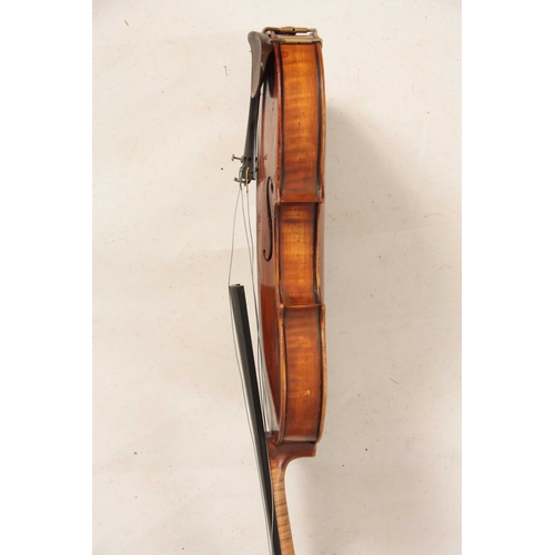 323 - AN ENGLISH FULLSIZE VIOLIN BY E. W. SAUNDERS dated London 1938 length of back 355mm AND ANOTHER FULL... 