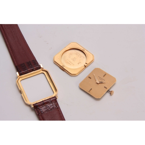 634 - A GENTLEMAN'S VINTAGE PATEK PHILIPPE, GENEVE 18CT GOLD WRISTWATCH having manual wind movement, the 2... 