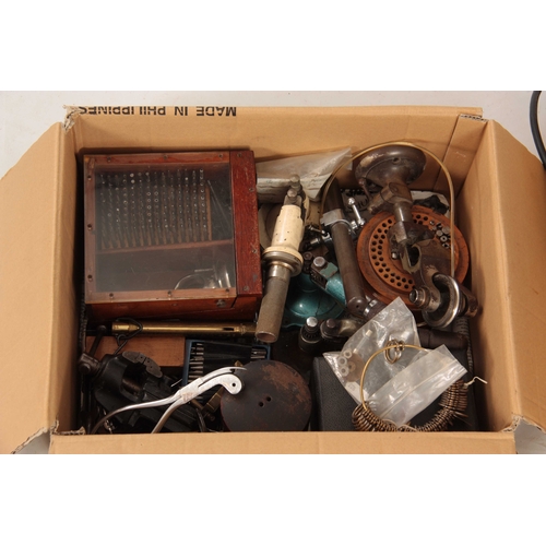 646 - A LARGE COLLECTION OF WATCHMAKERS AND JEWELLERS TOOLS to include an ultrasonic cleaner