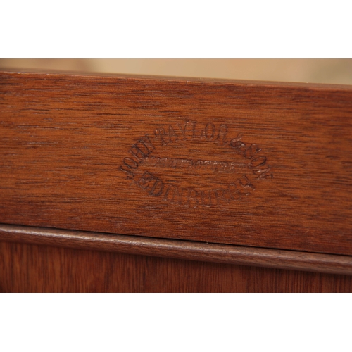 1024 - JOHN TAYLOR & SONS EDINBURGH, A GOOD QUALITY 19TH CENTURY MARQUETRY, BURR WALNUT AND EBONISED INVERT... 