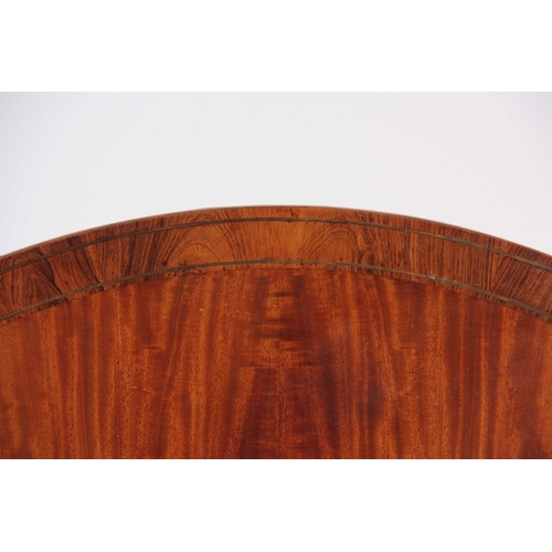 1063 - A REGENCY ROSEWOOD CROSS-BANDED AND BRASS INLAID FIGURED SATINWOOD CENTRE TABLE IN THE MANOR OF GILL... 