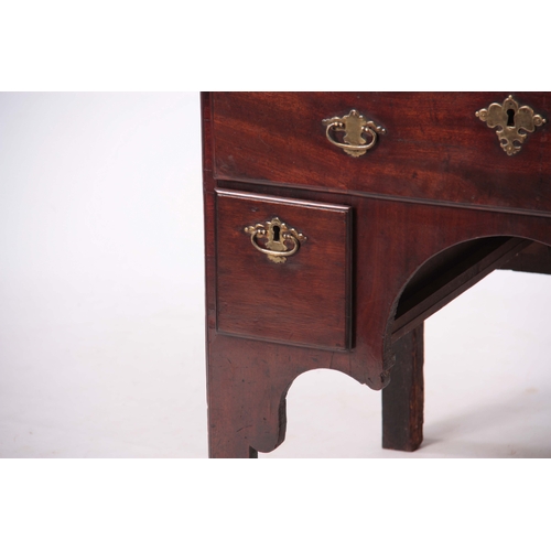 1076 - AN UNUSUAL EARLY 18TH CENTURY WALNUT CHEST the cross-grain moulded top and front edges enclosing a s... 