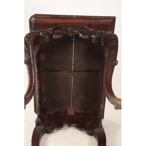 1078 - AN UNUSUAL GEORGE I EARLY 18TH CENTURY BURR WALNUT SIDE TABLE with veneered cross-banded top with st... 