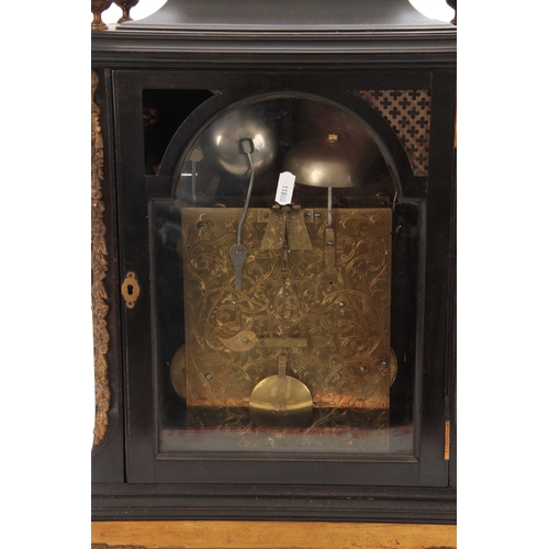 841 - THOMAS HUNTER, LONDON A FINE GEORGE III EBONISED AND ORMOLU MOUNTED BRACKET CLOCK the classic bell t... 