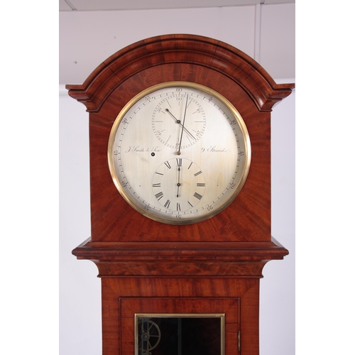 857 - JOHN SMITH AND SON, 9 STRAND A GOOD QUALITY MID 19th CENTURY MAHOGANY REGULATOR LONGCASE CLOCK the a... 