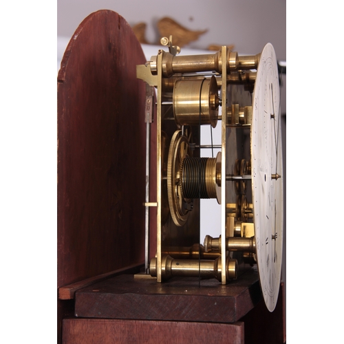 857 - JOHN SMITH AND SON, 9 STRAND A GOOD QUALITY MID 19th CENTURY MAHOGANY REGULATOR LONGCASE CLOCK the a... 