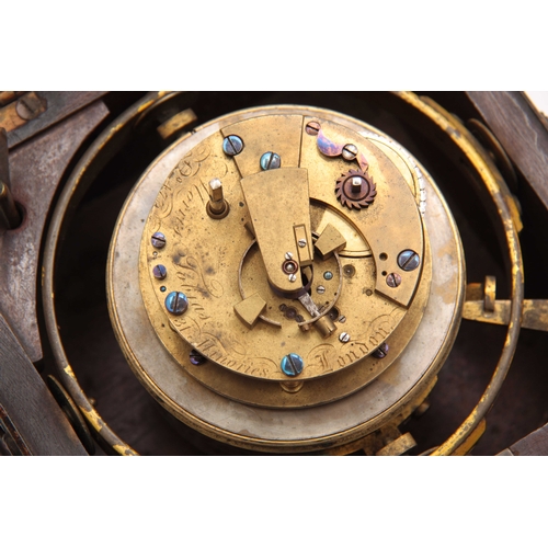 864 - MORRIS TOBIAS, 31 MINORIES, LONDON. No. 473. A REGENCY 2 -DAY MARINE CHRONOMETER with brass-bound ma... 