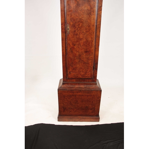 883 - ROBERT CRUCEFIX, LONDON A MID 18TH CENTURY BURR WALNUT 8-DAY LONGCASE CLOCK the 12