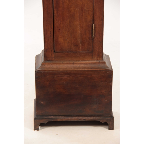 889 - THOMAS OGDEN, RIPPONDEN AN EARLY 18th CENTURY LONGCASE CLOCK OF SMALL PROPORTIONS the hood having a ... 