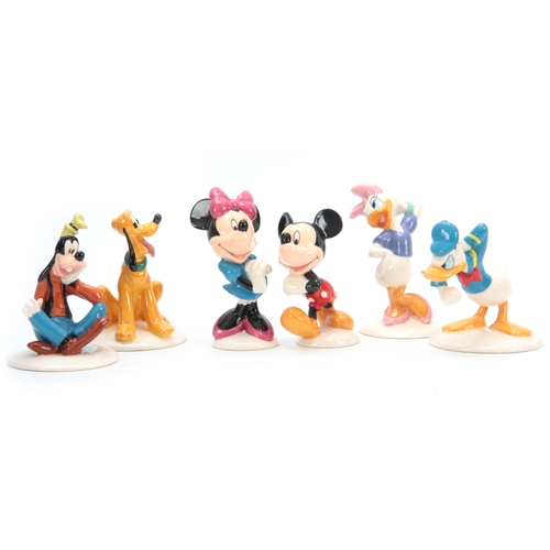 92 - A COLLECTION OF 6 MICKEY MOUSE ROYAL DOULTON FIGURES including 