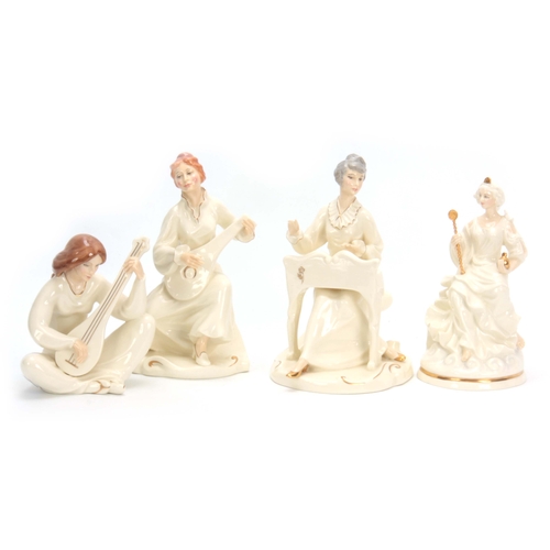 93 - A COLLECTION OF 4 ROYAL DOULTON FIGURES FROM THE ENCHANTMENT COLLECTION including 