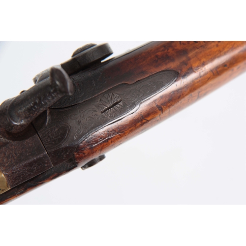 426 - SAMUAL HARPER, 126 STEELHOUSE LANE, BIRMINGHAM. A 19th century child's percussion sporting gun havin... 