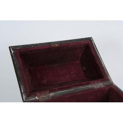 629 - AN 18TH CENTURY EUROPEAN SILVER MOUNTED EBONY CASKET set with all-round recessed figural panels bene... 