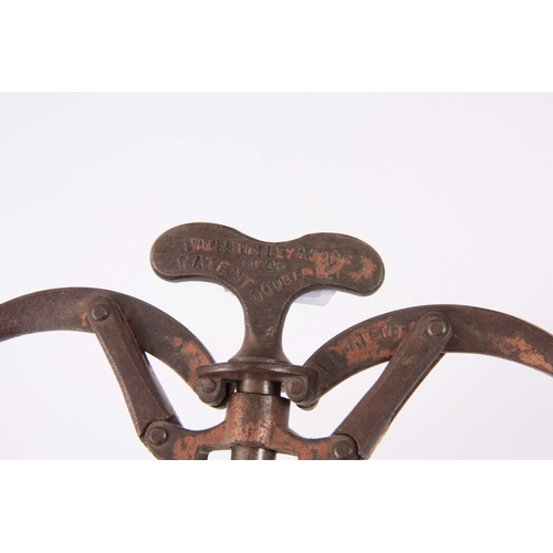 648 - A 19th CENTURY DOWLER PATENT CORKSCREW with bone handle, together with a James Heeler Patent corkscr... 