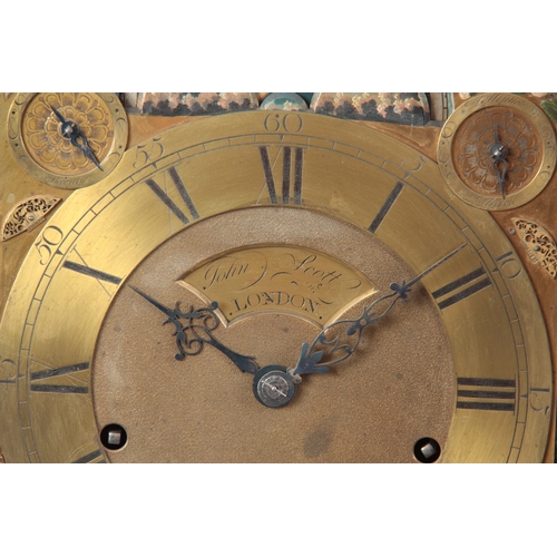 1000 - JOHN SCOTT, LONDON. AN IMPRESSIVE GEORGE III MAHOGANY MUSICAL BRACKET CLOCK the 9