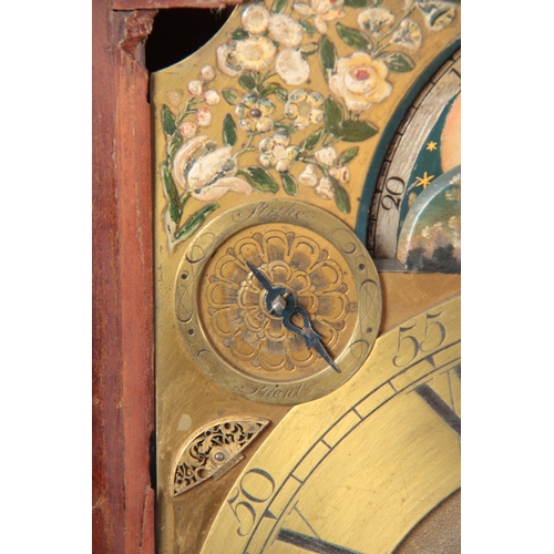 1000 - JOHN SCOTT, LONDON. AN IMPRESSIVE GEORGE III MAHOGANY MUSICAL BRACKET CLOCK the 9