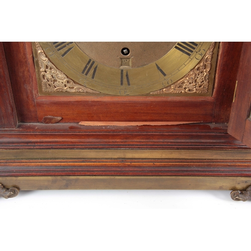 1000 - JOHN SCOTT, LONDON. AN IMPRESSIVE GEORGE III MAHOGANY MUSICAL BRACKET CLOCK the 9