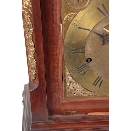 1000 - JOHN SCOTT, LONDON. AN IMPRESSIVE GEORGE III MAHOGANY MUSICAL BRACKET CLOCK the 9