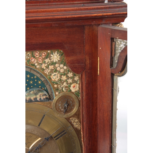 1000 - JOHN SCOTT, LONDON. AN IMPRESSIVE GEORGE III MAHOGANY MUSICAL BRACKET CLOCK the 9