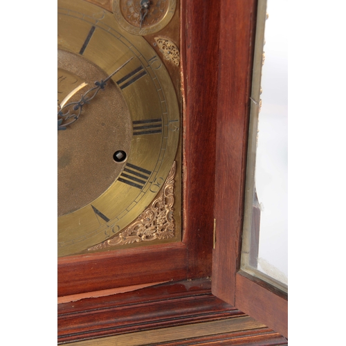 1000 - JOHN SCOTT, LONDON. AN IMPRESSIVE GEORGE III MAHOGANY MUSICAL BRACKET CLOCK the 9