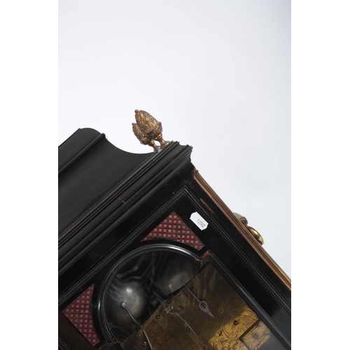 1018 - SAMUEL TOULMIN, STRAND, LONDON. A FINE GEORGE III EBONISED AND ORMOLU MOUNTED BRACKET CLOCK the clas... 